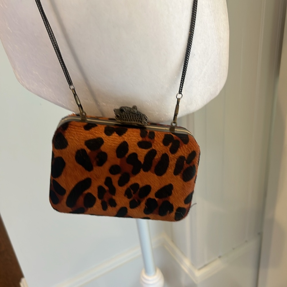 House of Harlow 1960 leopard clutch.  New without tags - Picture 2 of 5